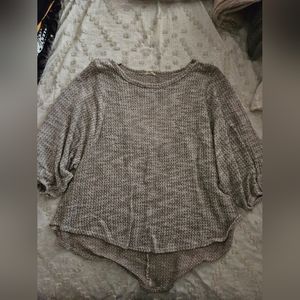 Open Back Sweater Top